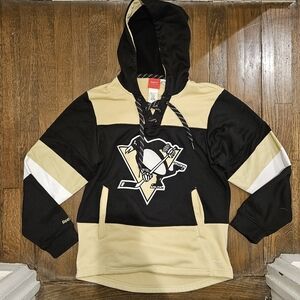 SOLD - NHL Reebok Face-off Collection Pittsburgh Penguins Fleece Hoodie